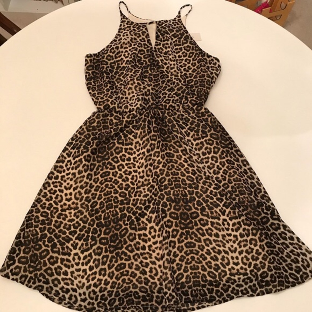 🐆 NWT Francesca’s Leopard print summer dress 🐆